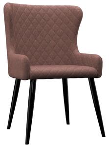 VidaXL Blagovaonske stolice od tkanine 4 kom smeđe