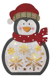 LED Božićna dekoracija 5xLED/2xAA pingvin