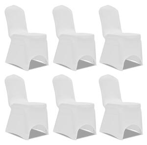 VidaXL Navlake za stolice rastezljive bijele 12 kom