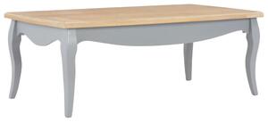 VidaXL 280002 Coffee Table Grey and Brown 110x60x40 cm Solid Pine Wood