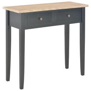 VidaXL 280055 Dressing Console Table Black 79x30x74 cm Wood