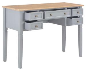 VidaXL Pisaći stol sivi 109,5 x 45 x 77,5 cm drveni