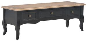 VidaXL 280051 TV Cabinet Black 100x35x35 cm Wood