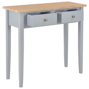 VidaXL 280054 Dressing Console Table Grey 79x30x74 cm Wood