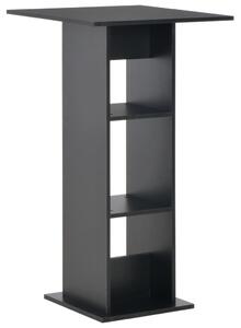 VidaXL Barski stol crni 60 x 60 x 110 cm