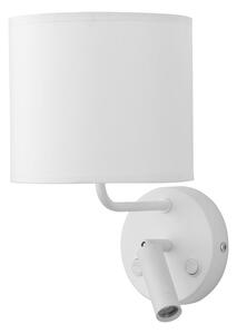 LED zidna svjetiljka RICHI 1xE27/15W/230V + LED/3W/230V bijela