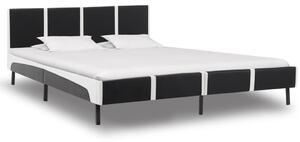 VidaXL Okvir za krevet od umjetne kože crno-bijeli 180 x 200 cm