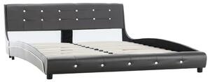 VidaXL Okvir za krevet od umjetne kože sivi 160 x 200 cm