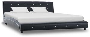 VidaXL Okvir za krevet od umjetne kože crni 160 x 200 cm