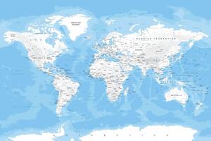 Slika stilski zemljovid svijeta
