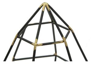Crni željezni svijećnjak Mauro Ferretti Piramid