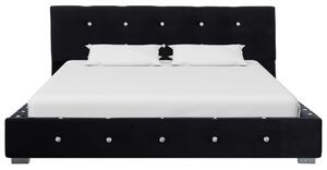 VidaXL Okvir za krevet crni baršunasti 120 x 200 cm