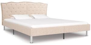 VidaXL Okvir za krevet od tkanine boje platna 160 x 200 cm