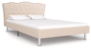 VidaXL Okvir za krevet od tkanine bež 120 x 200 cm