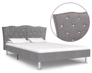 VidaXL Okvir za krevet od tkanine svjetlosivi 140 x 200 cm