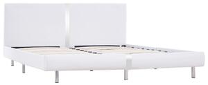 VidaXL Okvir za krevet od umjetne kože bijeli 180 x 200 cm