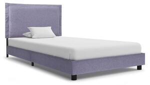 VidaXL Okvir za krevet od tkanine svjetlosivi 90 x 200 cm