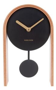 Stolni sat s brezovim drvetom Karlsson Smart Pendulum Light
