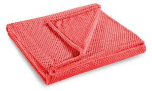 Crvena deka od mikrovlakana DecoKing Henry, 150 x 200 cm