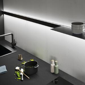 Hera INTERO-LINE LED zidna svjetiljka, crna, 60 cm, 24 V, CCT, prigušiva, Crno, Dnevni boravak/blagovaonica, Aluminij, Zidna utičnica iznad/dolje