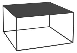 Crni stolić za kavu CustomForm Tensio, 80 x 80 cm