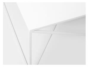 Bijeli stolić za kavu CustomForm Memo, 100 x 100 cm