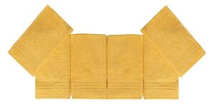 Set od 6 žutih pamučnih ručnika Madame Coco Lento Amarillo, 30 x 50 cm