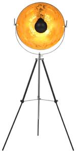 VidaXL Stojeća svjetiljka E27 crno-zlatna 51 cm