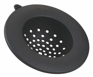 Crna silikonska cjediljka za sudoper iDesign