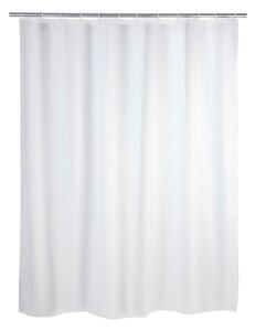 Bijela zavjesa za tuš Wenko Simplera, 180 x 200 cm