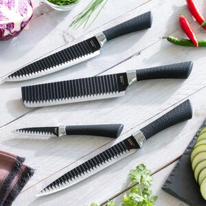 Set od 4 kuhinjska noža od nehrđajućeg čelika InnovaGoods Swiss Q Shark