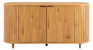 Komoda u dekoru hrasta u prirodnoj boji 160x80x45 cm Colima – Actona