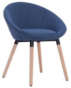 VidaXL Blagovaonska stolica od tkanine plava