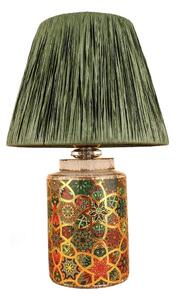 Zelena stolna lampa sa sjenilom od papirne špage (visina 38 cm) Alev – Opviq lights