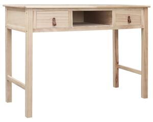 VidaXL Pisaći stol prirodna boja 110 x 45 x 76 cm drveni