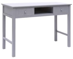 VidaXL Pisaći stol sivi 110 x 45 x 76 cm drveni