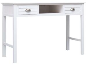 VidaXL Pisaći stol bijeli 110 x 45 x 76 cm drveni