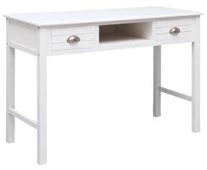 VidaXL Pisaći stol bijeli 110 x 45 x 76 cm drveni