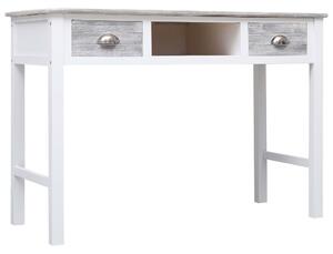 VidaXL Pisaći stol sivi 110 x 45 x 76 cm drveni
