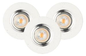 Spot-Light 2511337 - SET 3x LED Ugradbena svjetiljka VITAR 3xGU10/5W/230V