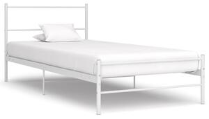 VidaXL Okvir za krevet bijeli metalni 100 x 200 cm