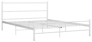 VidaXL Okvir za krevet bijeli metalni 140 x 200 cm