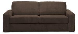 Smeđa sklopiva sofa od samta 195 cm Nona – Makamii
