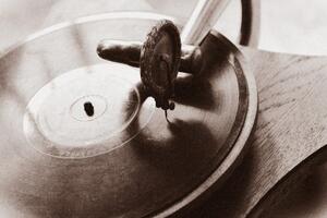 Slika starinski gramofon
