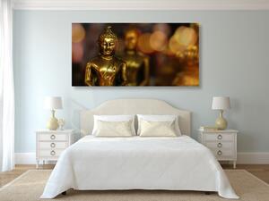 Slika Buddha s apstraktnom pozadinom
