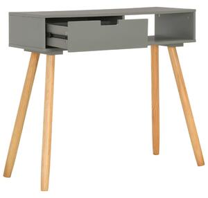 VidaXL Konzolni stol sivi 80 x 30 x 72 cm od masivne borovine