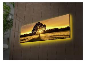 Slika s pozadinskim osvjetljenjem Wallity Tree, 90 x 30 cm