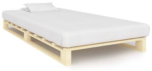 VidaXL Okvir za krevet od paleta od masivne borovine 100 x 200 cm