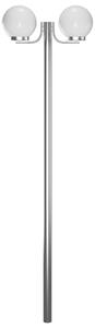 VidaXL Vrtna svjetiljka na stupu s 2 glave 220 cm