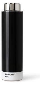 Crna boca za vodu za put od nehrđajućeg čelika 500 ml Black 419 – Pantone